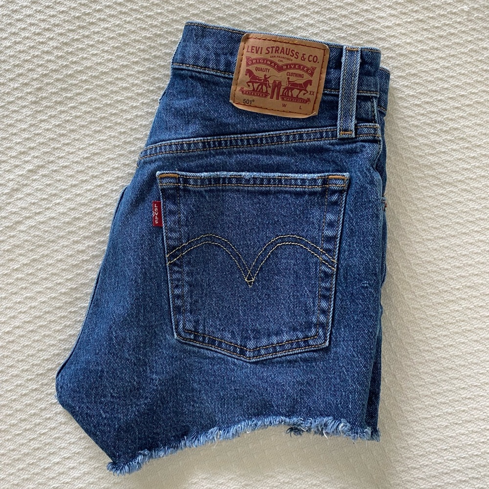 Levis Denim Blue Shorts